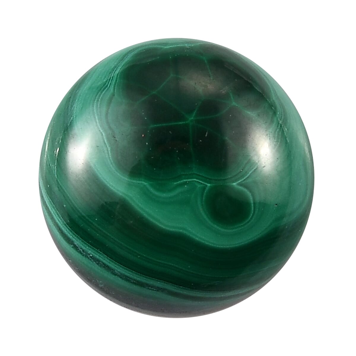 African Malachite (Rnd 12 mm) 6.20 ctw | Loose Gem | Loose Gemstones | Loose Stones | Jewelry Stones