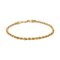 10K Yellow Gold 3mm Rope Bracelet (7.50 In) 1.90 Grams - Sticky add to cart bar
