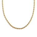 10K Yellow Gold 5.5mm Rope Necklace 24 Inches 14.7 Grams - Sticky add to cart bar