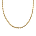 10K Yellow Gold 5.5mm Rope Necklace 26 Inches 16.10 Grams - Sticky add to cart bar