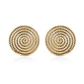 Luxoro 10K Yellow Gold Rope Chain Texture Earrings 1.80 Grams - Sticky add to cart bar