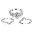 14K White Gold Diamond G-H I2 Stackable Ring 7 Grams 1.00 ctw - Sticky add to cart bar