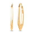 14K Yellow Gold Twisted Hoop Earrings - Sticky add to cart bar