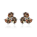 Premium Jenipapo Andalusite Stud Earrings in Platinum Over Sterling Silver 1.10 ctw - Sticky add to cart bar