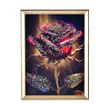 Resin crystal painting with PS frame (11.81"x15.75") - Red - Sticky add to cart bar