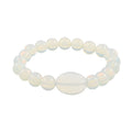 Opalite Beaded Stretch Bracelet 150.00 ctw - Sticky add to cart bar