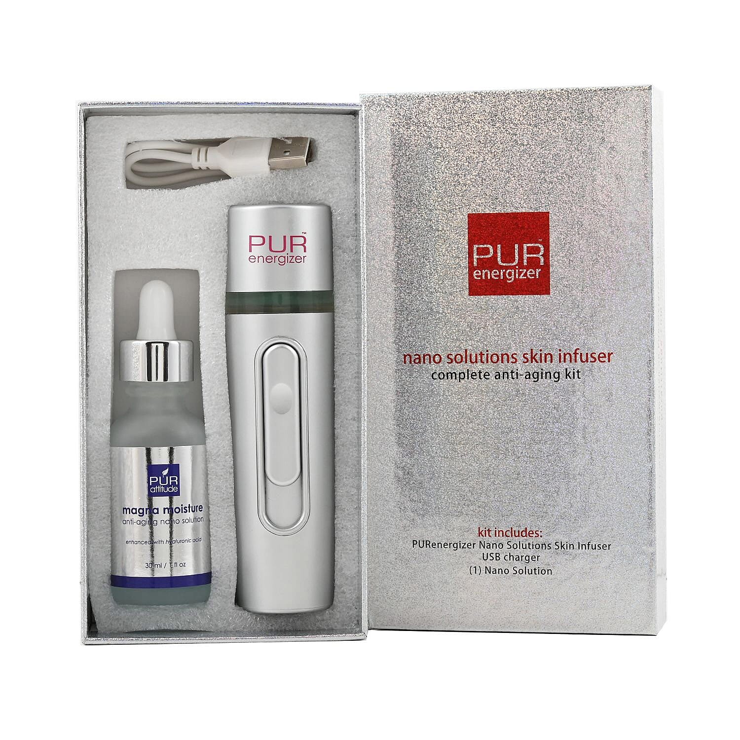 PUR Energizer Nano Solutions Skin Infuser with Anti-Aging Nano Solution