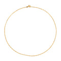 24K Yellow Gold Link Chain Necklace 18 Inches 3 Grams - Sticky add to cart bar