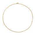 24K Yellow Gold Link Chain Necklace 20 Inches 3.15 Grams - Sticky add to cart bar