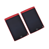 Set of 2 Black LCD Writing Tablet (8.98"x5.75"x0.24")
