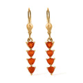 Multi-Tourmaline Dangle Earrings in Vermeil Yellow Gold Over Sterling Silver 1.15 ctw - Sticky add to cart bar