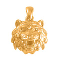 24K Yellow Gold Electroform Lion Pendant 1.85 Grams - Sticky add to cart bar