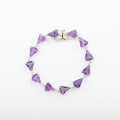 Premium African Amethyst Bracelet in Platinum Over Sterling Silver (6.50 In) 30.40 ctw - Sticky add to cart bar