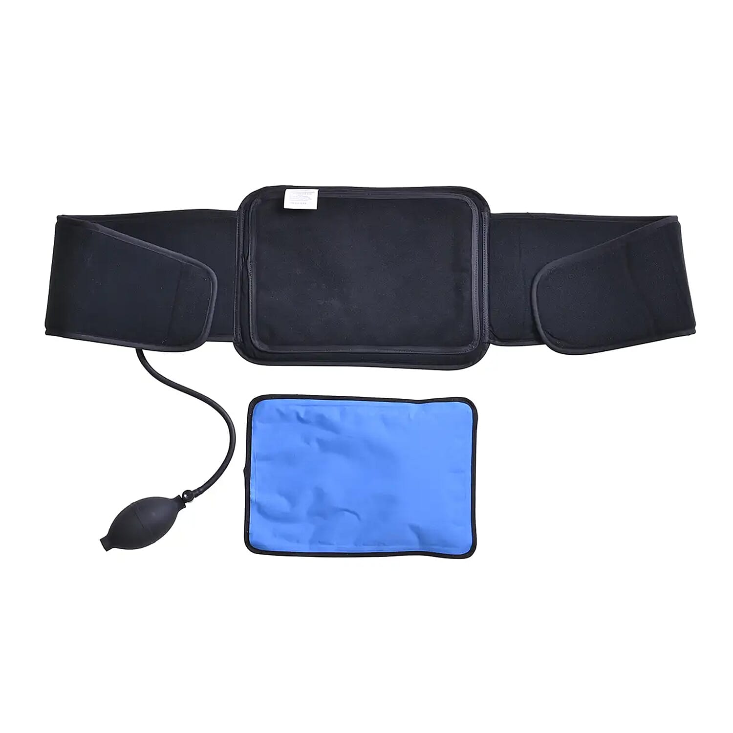 Black Air Compression Support Cold/Hot Back Wrap (8.03"x11.50")