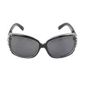 SolarX Women's Fashion Linked Sunglasses with Rhinestones -White - Sticky add to cart bar