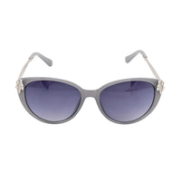 SolarX Women's Leaf Rhinestone Sunglasses - Gray