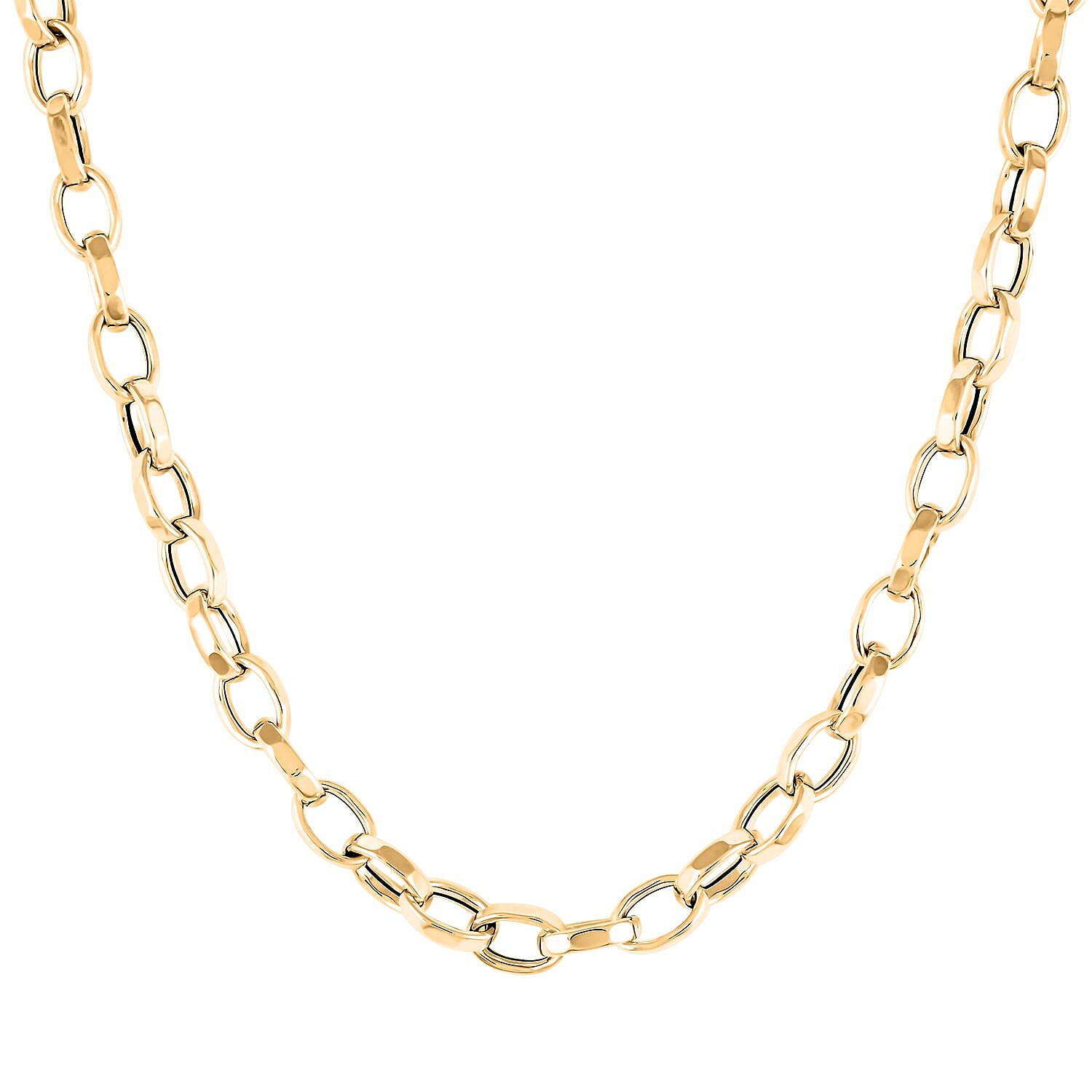 Volti Rolo Italian 14K Yellow Gold 5.5mm Necklace 20 Inches 7 Grams