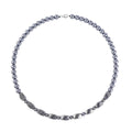 Terahertz 223.30 ctw Beaded Necklace, Terahertz Station Necklace, 20 Inch Necklace, Rhodium Over Sterling Silver Necklace, Terahertz Jewelry - Sticky add to cart bar