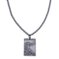 Terahertz Qilin Pendant with Beaded Necklace 20 Inches in Rhodium Over Sterling Silver 327.60 ctw - Sticky add to cart bar