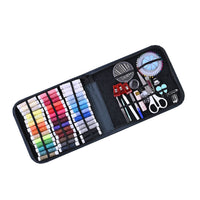 Black Sewing Kit Set with Case (8.85"x7.67"x1.38")