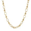 Italian 14K Yellow Gold 8.3mm Rolling Rolo Necklace 18-20 Inches 8.60 Grams - Sticky add to cart bar