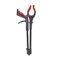 Black and Red Grabber Reacher Tool with Magnet and LED Light (32.28")