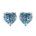 Brazilian Citrine Heart Stud Earrings in Vermeil YG Over Sterling Silver 4.50 ctw - Sticky add to cart bar