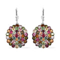 Multi-Tourmaline Earrings in Platinum Over Sterling Silver 10.25 ctw - Sticky add to cart bar