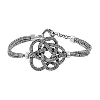 Bali Legacy Sterling Silver Tulang Naga Twisted Bracelet (7.25 In) 16.80 Grams