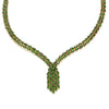 Chrome Diopside in YG Vermeil
