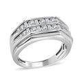 NY Closeout 10K White Gold J-K SI2- SI3 Diamond Band Ring 7.75 Grams 1.00 ctw - Sticky add to cart bar