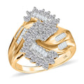 14K Yellow Gold G-H I3 Diamond Ring 6.25 Grams 1.00 ctw - Sticky add to cart bar
