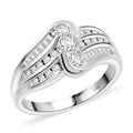 NY Closeout 14K White Gold Diamond (G-H, I1) Ring (Size 10.0) (5.60 g) 0.75 ctw - Sticky add to cart bar