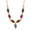 Multi Tourmaline in YG Vermeil