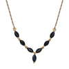 Madagascar Blue Sapphire in YG Vermeil