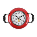 Double Ear Frying Pan Wall Clock (17.76"x10.23"x1.77") (1xAA Battery Not Included) - Sticky add to cart bar