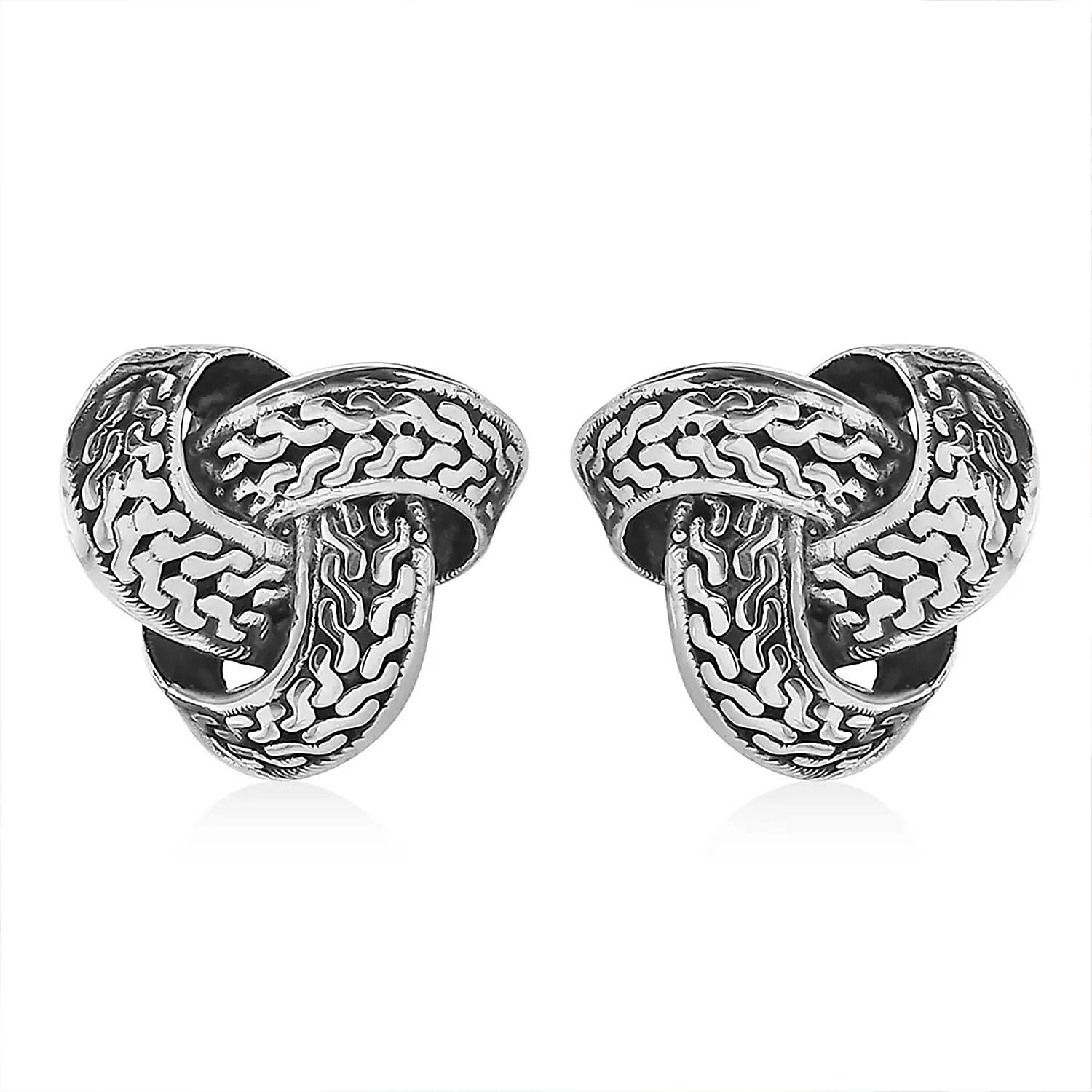 Bali Legacy Sterling Silver Tulang Naga Earrings (4.75 g)