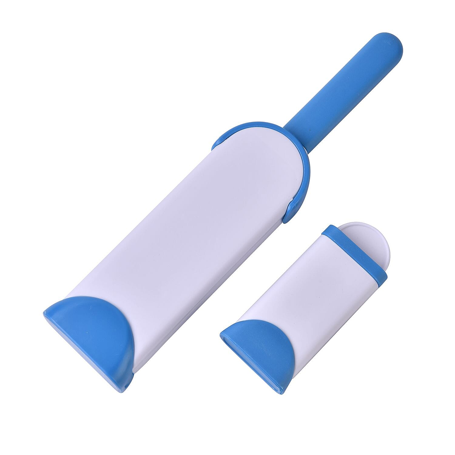 Set of 2 Blue Double Sided Cleaning Brush (3.54"x1.57"x12.6") & (2.16"x0.98"x5.51")