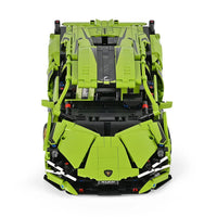 Green Car Building Blocks Toys (Included 1280 Pieces Blocks)