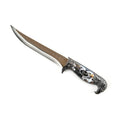Dark Silver Outdoor Hunting Knife Stainless Steel Blade 6.6" and Scabbard Handle with Eagle Head Pommel - Sticky add to cart bar