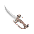 Copper Color Outdoor Hunting Knife Stainless Steel Blade 7.75" and Dragon Handle - Sticky add to cart bar
