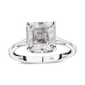 Luxoro 10K White Gold Moissanite Solitaire Ring (Size 5.0) 2.75 ctw - Sticky add to cart bar