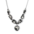 Artisan Crafted White Buffalo Heart Necklace 18 Inches in Sterling Silver 26.90 ctw - Sticky add to cart bar