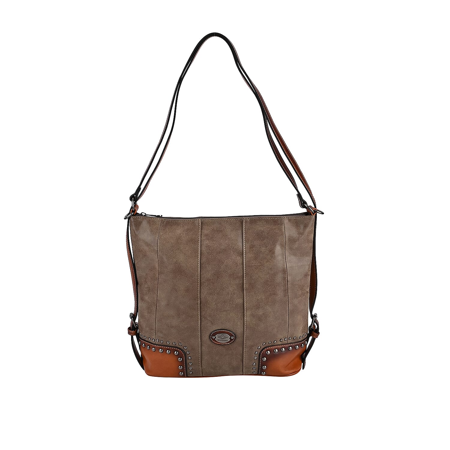 Coffee Color Faux Leather Hobo Bag (32.5"x13.5"x13.6")