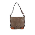 Coffee Color Faux Leather Hobo Bag (32.5"x13.5"x13.6") - Sticky add to cart bar