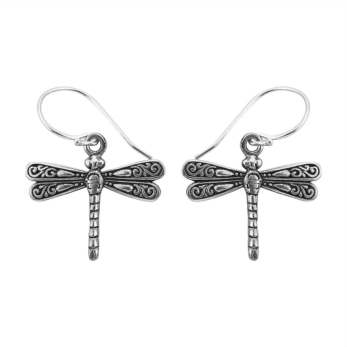 Sterling Silver Dragonfly Earrings 3 Grams