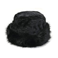Black Faux Fur Hat - (22.84") - Sticky add to cart bar