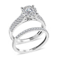 14K White Gold Diamond G-H I3 Set of 2 Ring 4.65 Grams 1.00 ctw - Sticky add to cart bar