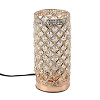 Gold Color Crystal Lamp (4.13"x4.13"x11.60") (without Bulb)