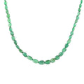 Rhapsody AAAA Zambian Emerald Beaded Necklace, Graduated Single Strand Beaded Necklace, 18 Inch Necklace In 950 Platinum 60.00 ctw - Sticky add to cart bar